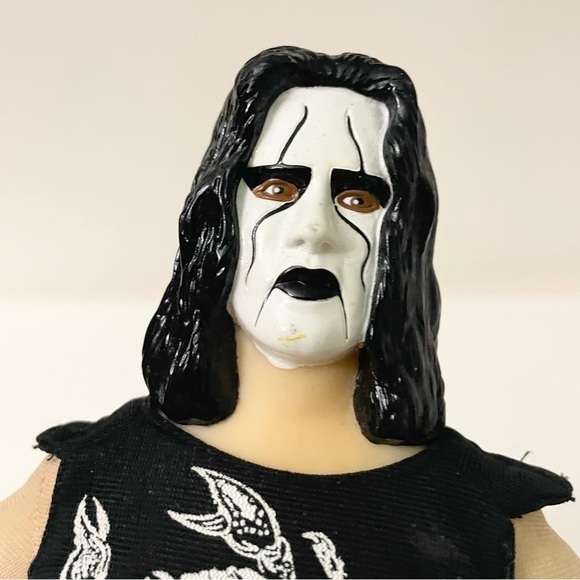 Vintage 1999 WCW Sting 12” Inch Vinyl Plastic Plush Doll WWF WWE NWO - Picture 14 of 16